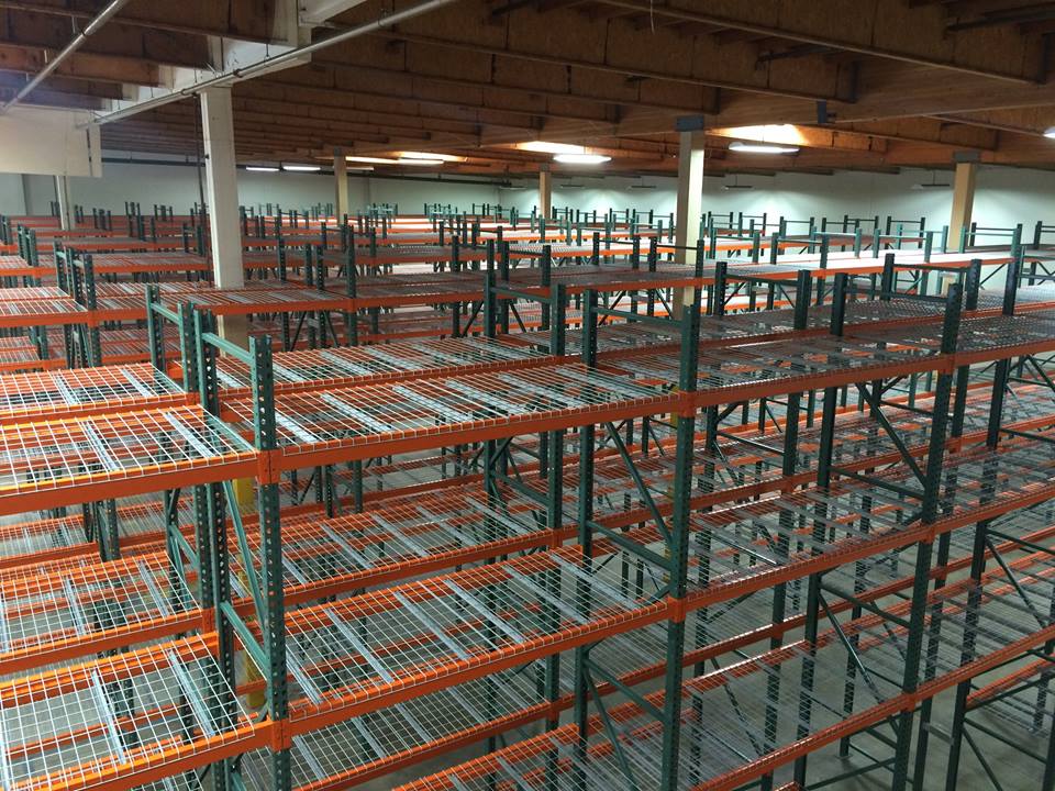 Pallet Rack storage arrangement